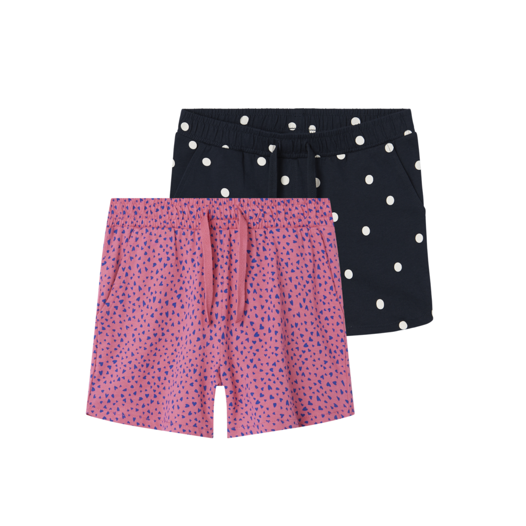 2 Pak Shorts Vigga Camellia Rose fra Name It