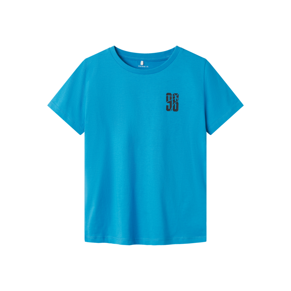 T-shirt til drenge i svensk blå fra Name It