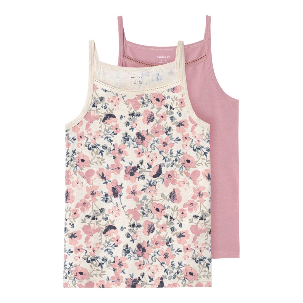 2 Pak Strop Toppe Blomster Nostalgia Rose fra Name It