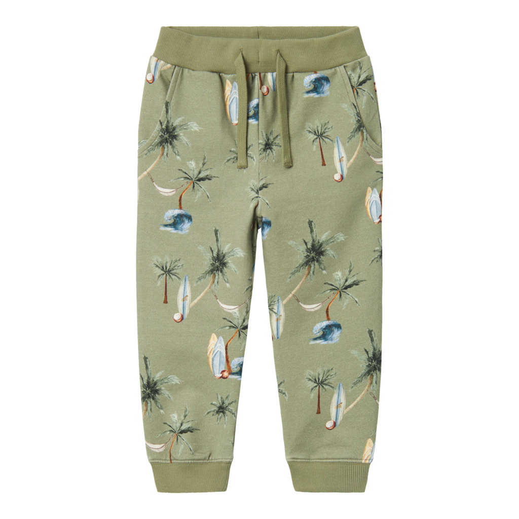 Sweatpants Hermod Oil Green - Bløde Bukser til Drenge