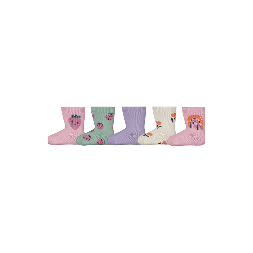 5 Pak Strømper Vulle Parfait Pink fra Name It
