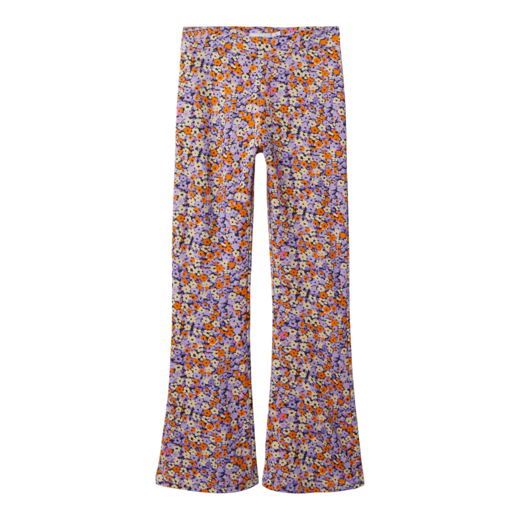 Bootcut Bukser med Blomsterprint fra Name It - Super Tilbud!