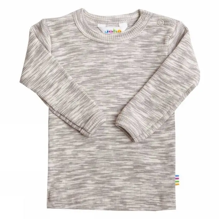 Beige økologisk bomuldsbluse fra Joha - Udsalg!