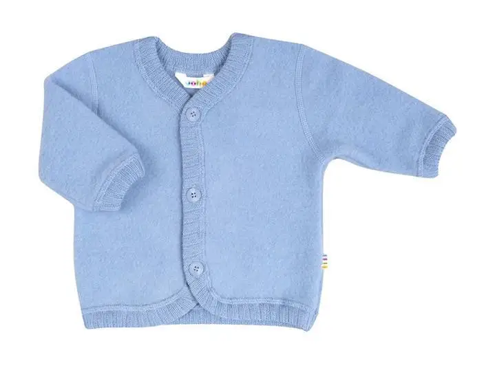 Lyseblå Softuld Cardigan fra Joha - Perfekt til Børn