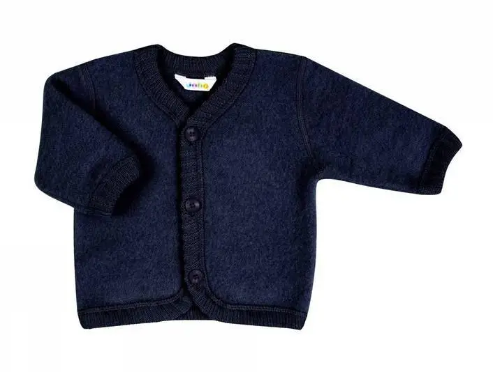 Mørkeblå Soft Uld Cardigan - Komfortabel og Praktisk