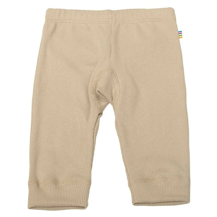 Begigefarvede økologiske leggings fra Joha - Udsalg!