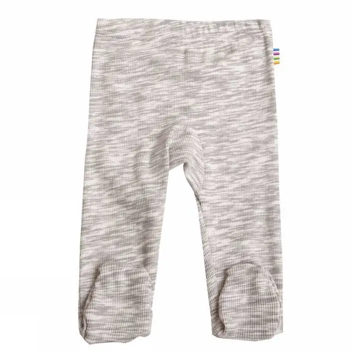 Beige Økologiske Leggings med Fod fra Joha - Udsalg!