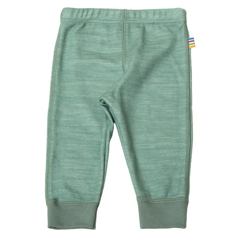 Bambus Leggings med Grøn Uld fra Joha - Fantastisk Tilbud!