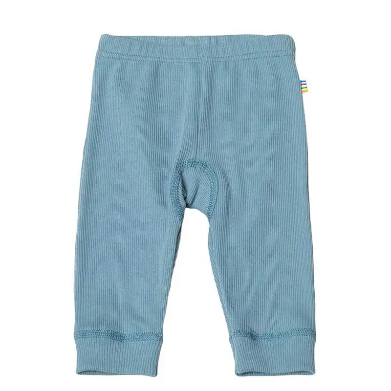 Blå Økologiske Rib Leggings fra Joha - Udsalg!