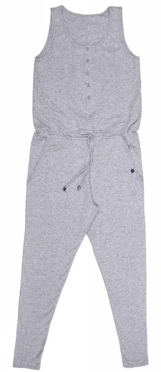 Grå Økologisk Bomuld Jumpsuit fra Say So - Heldragt