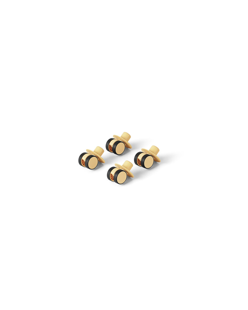 4 X Swirly Wheels Honey Yellow fra Modu