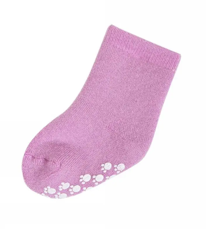 Anti-Skrid Uldsokker i Pink fra Joha - Udsalg!