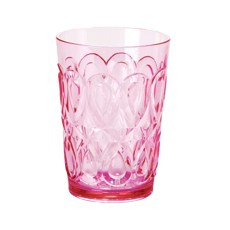 Akryldrikkeglas i Pink fra Rice - Perfekt til fest!