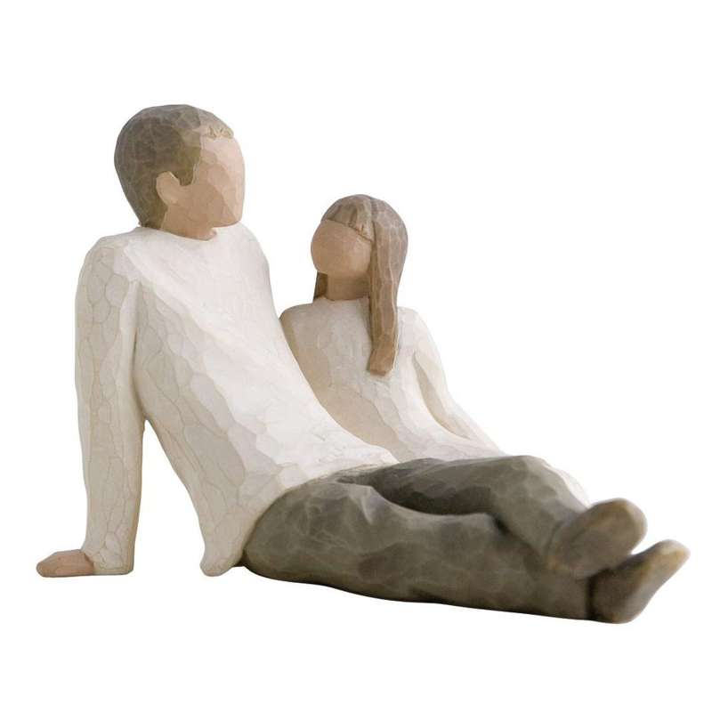 Far og Datter Figur fra Willow Tree - Unik Dekoration