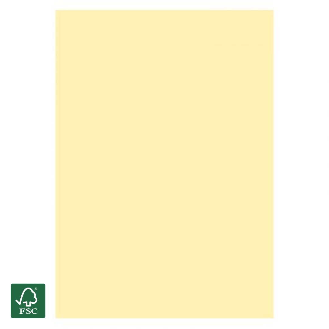 A4 Papir Gul 170g (10 Ark)