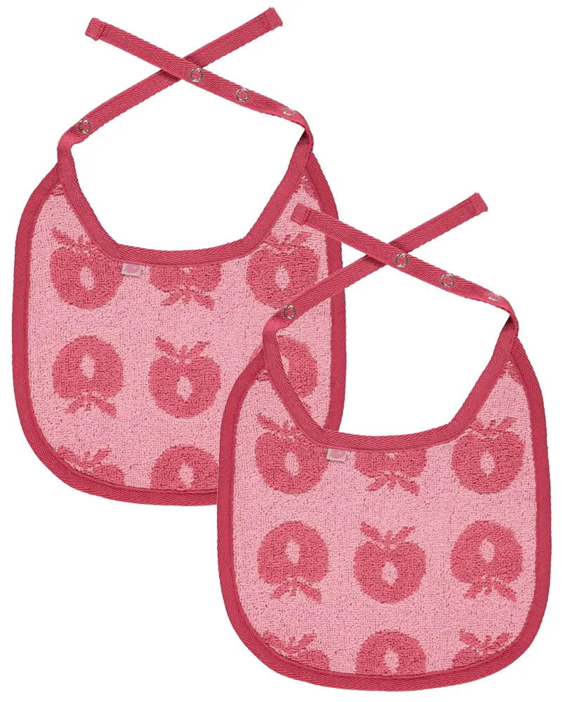 2 Pak Økologiske Hagesmække Med Æbler - Sea Pink