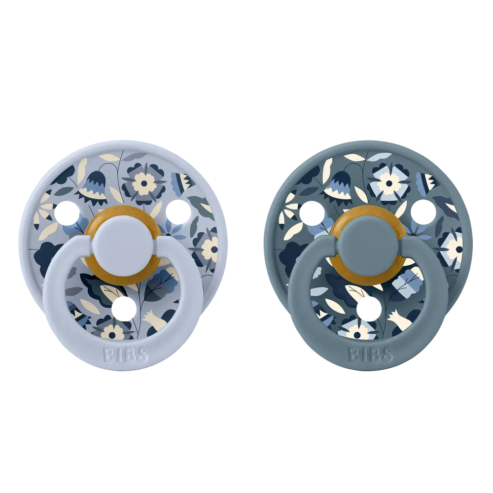 2 Pk BIBS X LIBERTY Sutter i Dusty Blue Mix