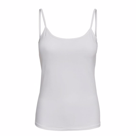 Basis Strop Top Hvid fra Only