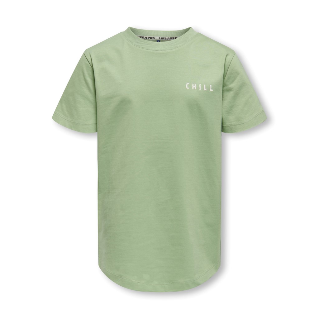 Cool kortærmet t-shirt Gorm i Fair Green fra Kids Only
