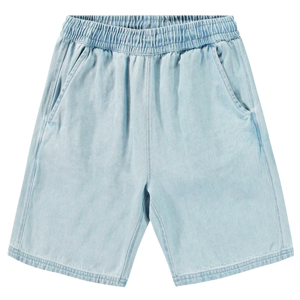 Avart Denim Shorts i Misty - Økologisk og Baggy Stil
