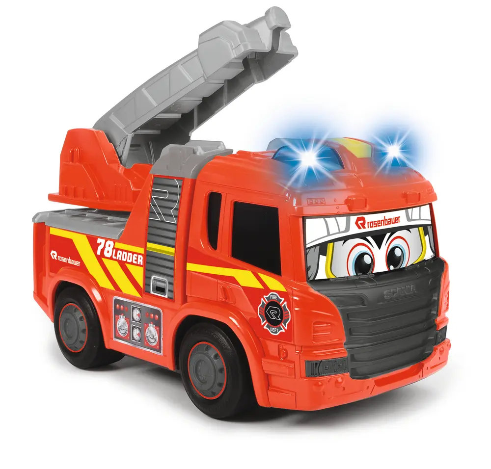 ABC Ferdy Fire Scania Brandbil med Lyd og Lys