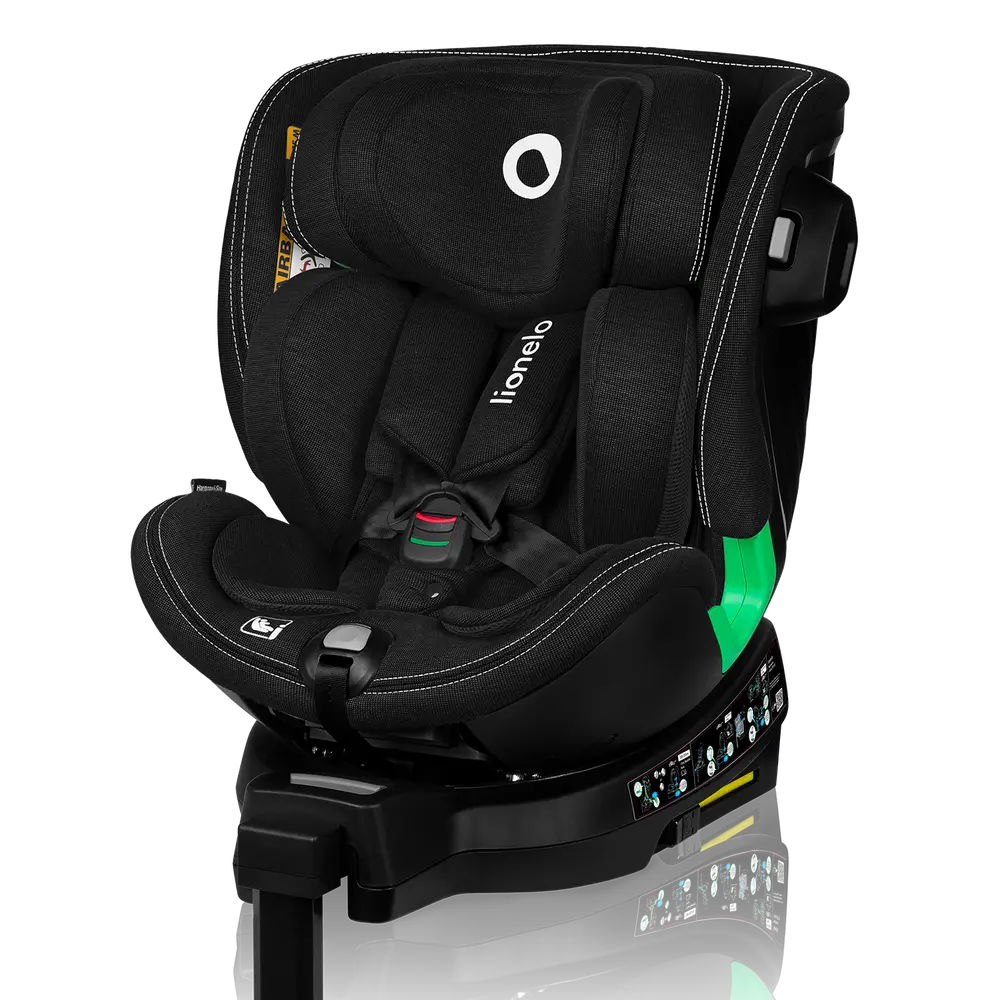 Harmony I Size Black Carbon Bamboo Autostol fra Lionelo