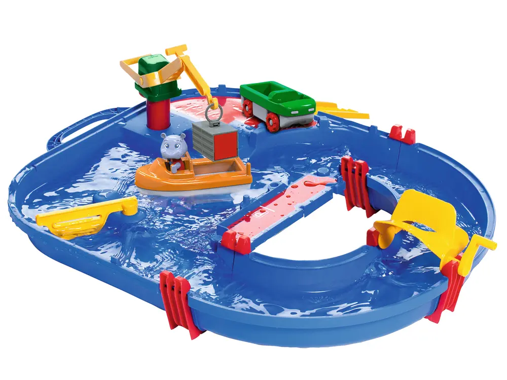 AquaPlay Startpakke med 21 Dele og Flodhest Wilma