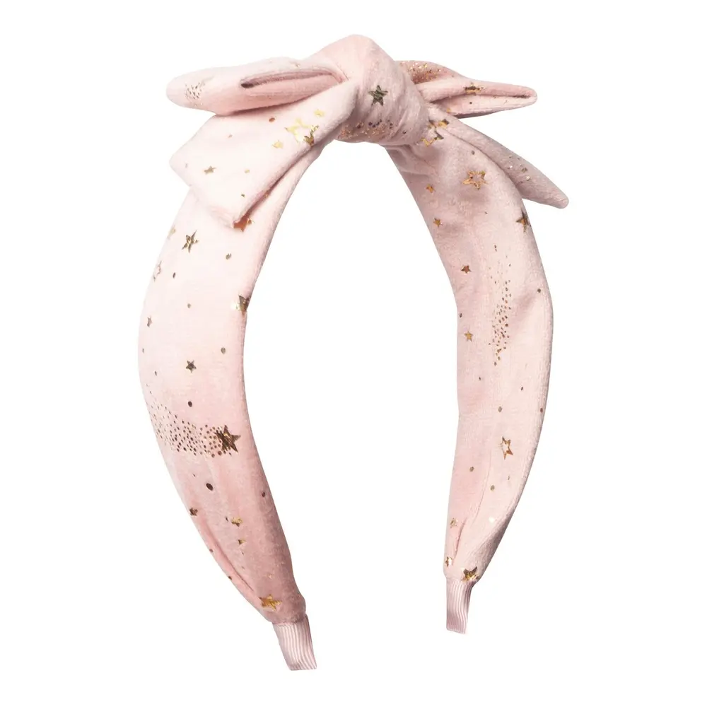 Hårbøjle med sløjfe i pink fra Mimi & Lula