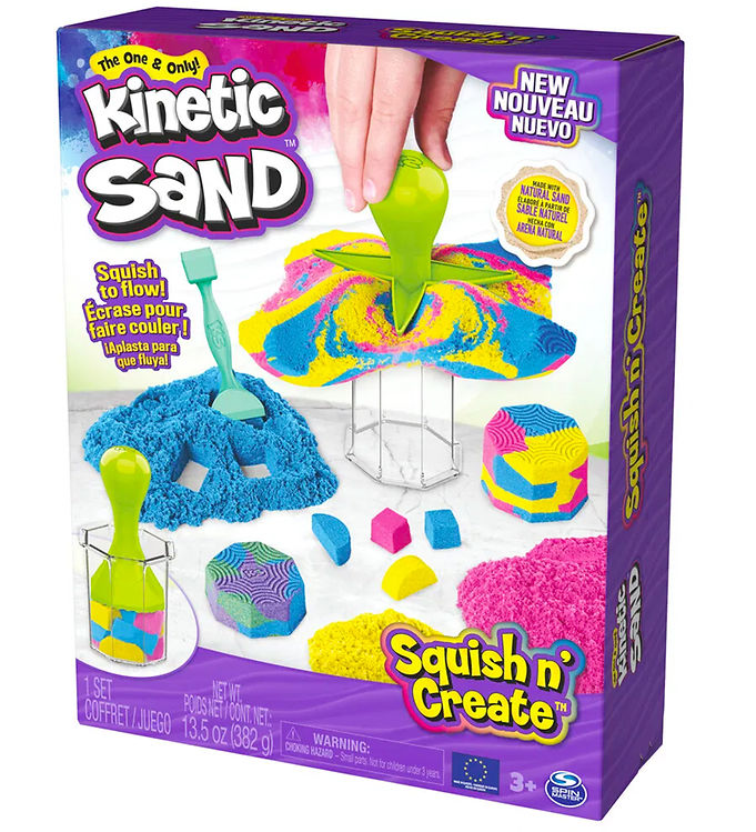 Kinetisk Sand: Squish N' Create Sandsæt 382 Gram