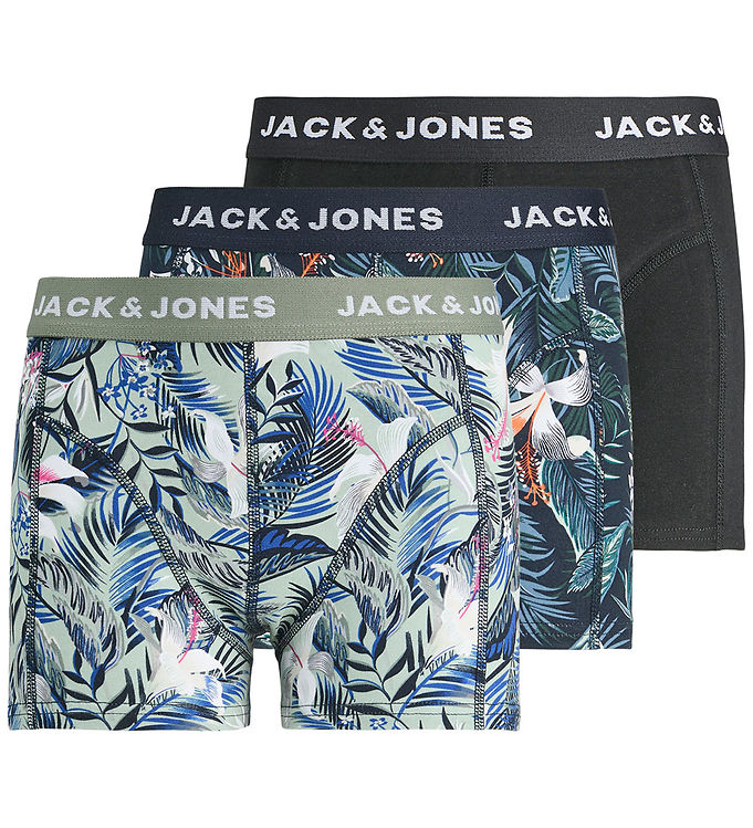 3-pak boxershorts Jacbrady i Sky Captain Iceber fra Jack & Jones