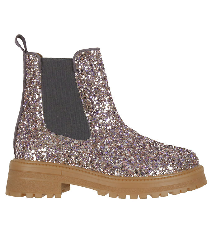 Angulus Chelsea Støvler i Pastel Multi Glitter