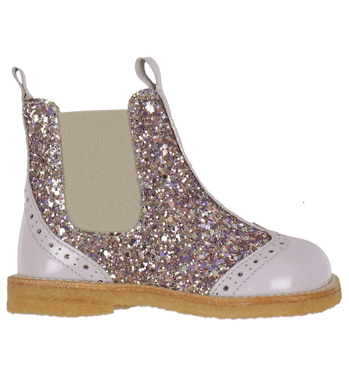 Angulus Chelsea Støvler i Lilac Pastel Multi Glitter