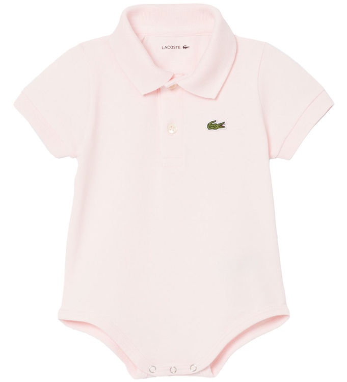 Lacoste Body Kæ Piqué Flamingo med Logo - Udsalg!