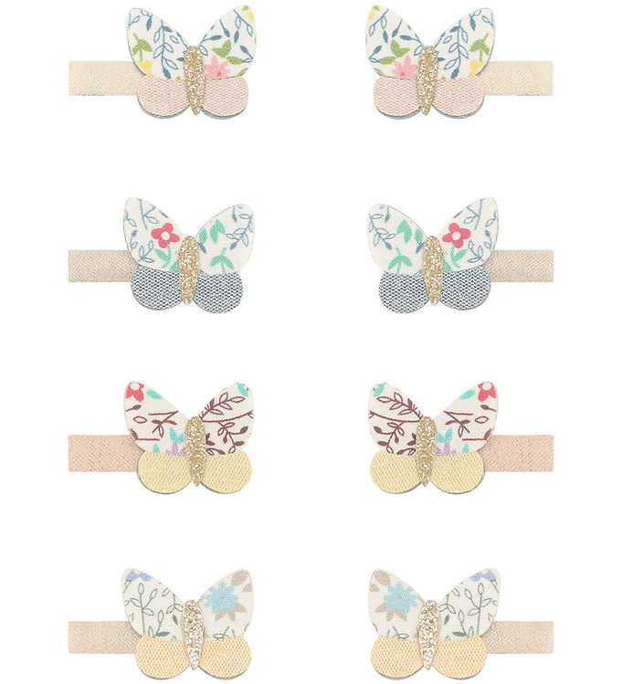 Betty Butterfly Hårclips - 8 Pak fra Mimi & Lula