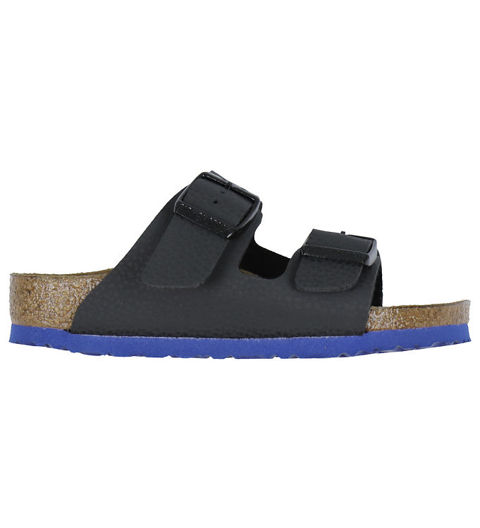 Birkenstock Arizona Kids Sandaler - Black Ultra Blue