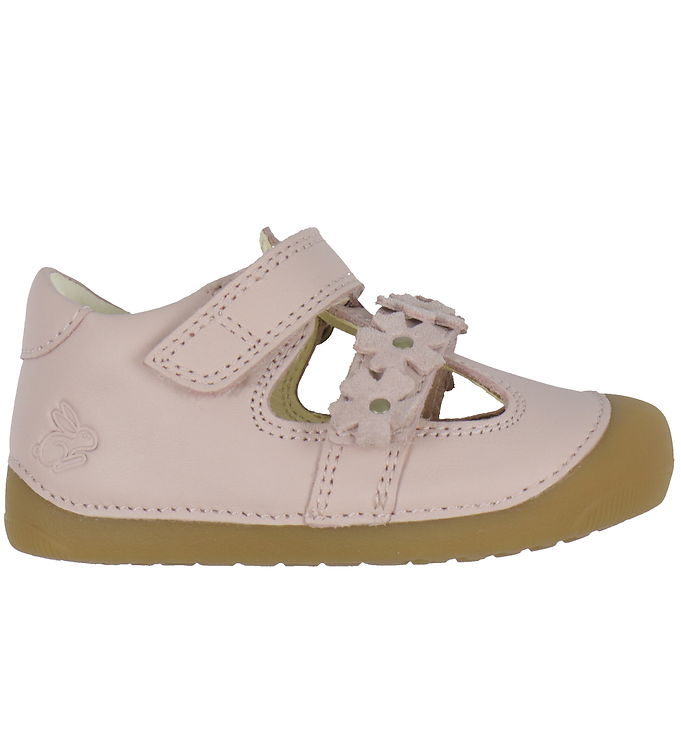 Begyndersandal Petit Summer Flower i Rosa fra Bundgaard