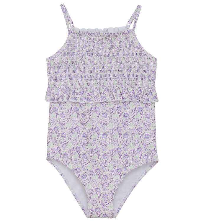 Badedragt med blomstermotiv - Orchid Petal fra Creamie