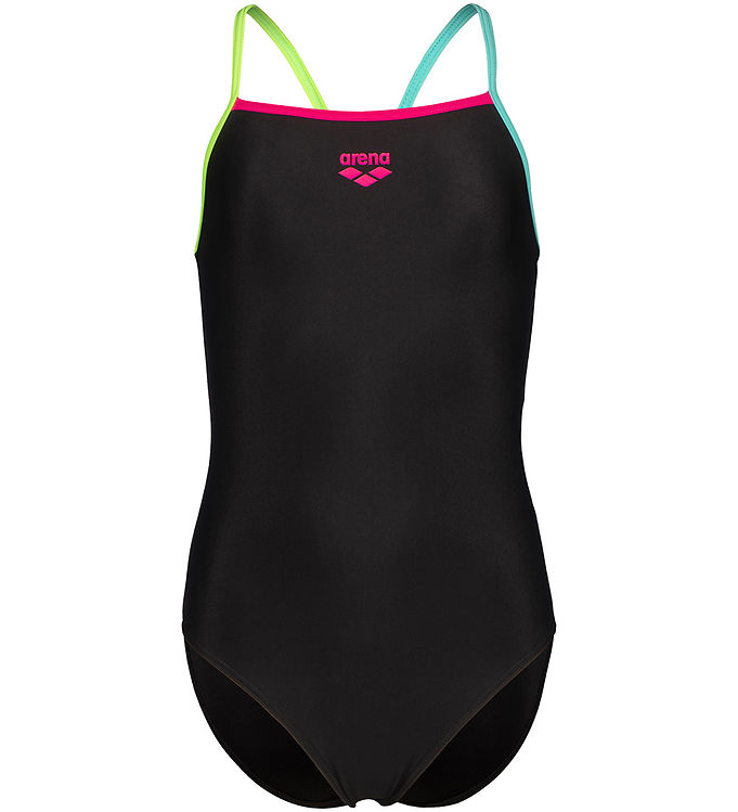 Arena Badedragt Light Drop Black Soft Green - Få det nu!