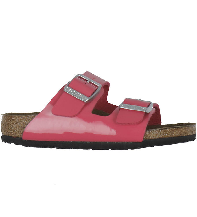 Birkenstock Arizona Kids Sandaler i Patent Fuchsia Tulip