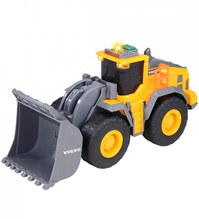Arbejdsbil   Volvo Wheel Loader   Lys Lyd fra Dickie Toys