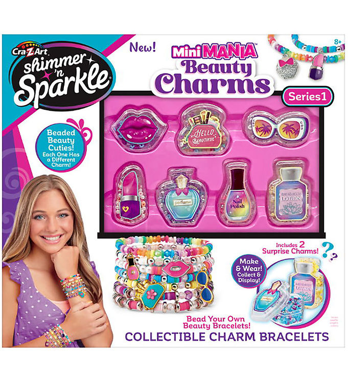 Kreasæt Mini Mania Beauty Charms fra Shimmer N Sparkle