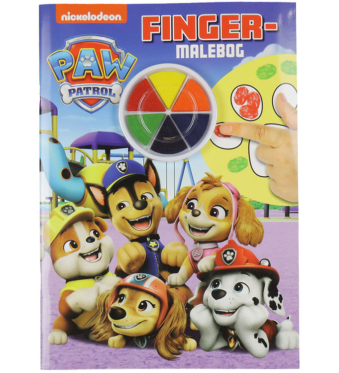 Alvida Bog   Fingermalebog M. Paw Patrol   Dansk fra Alvilda