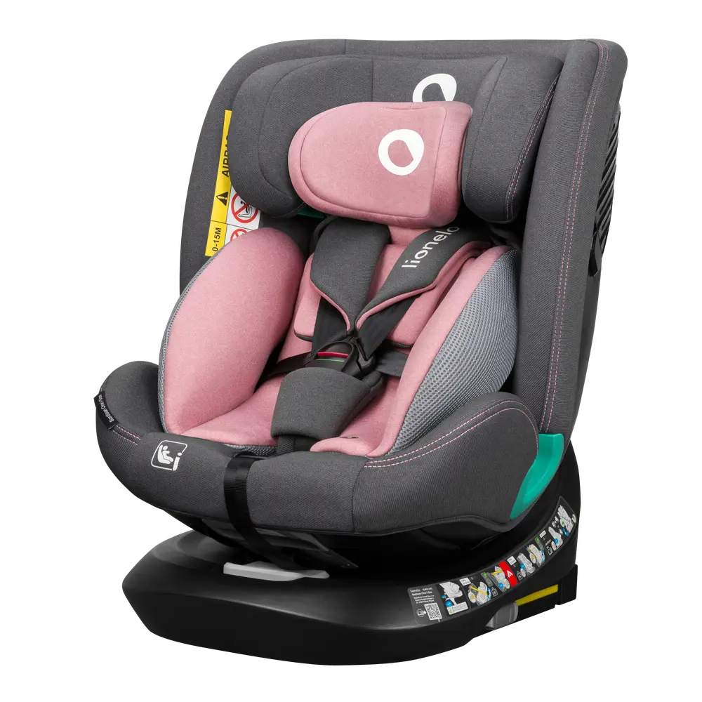 Bastiaan One I Size Autostol - Pink Rose fra Lionelo