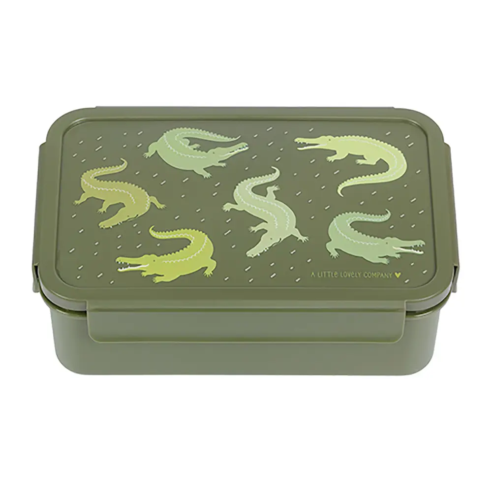 Bento Madkasse: Krokodiller fra A Little Lovely Company