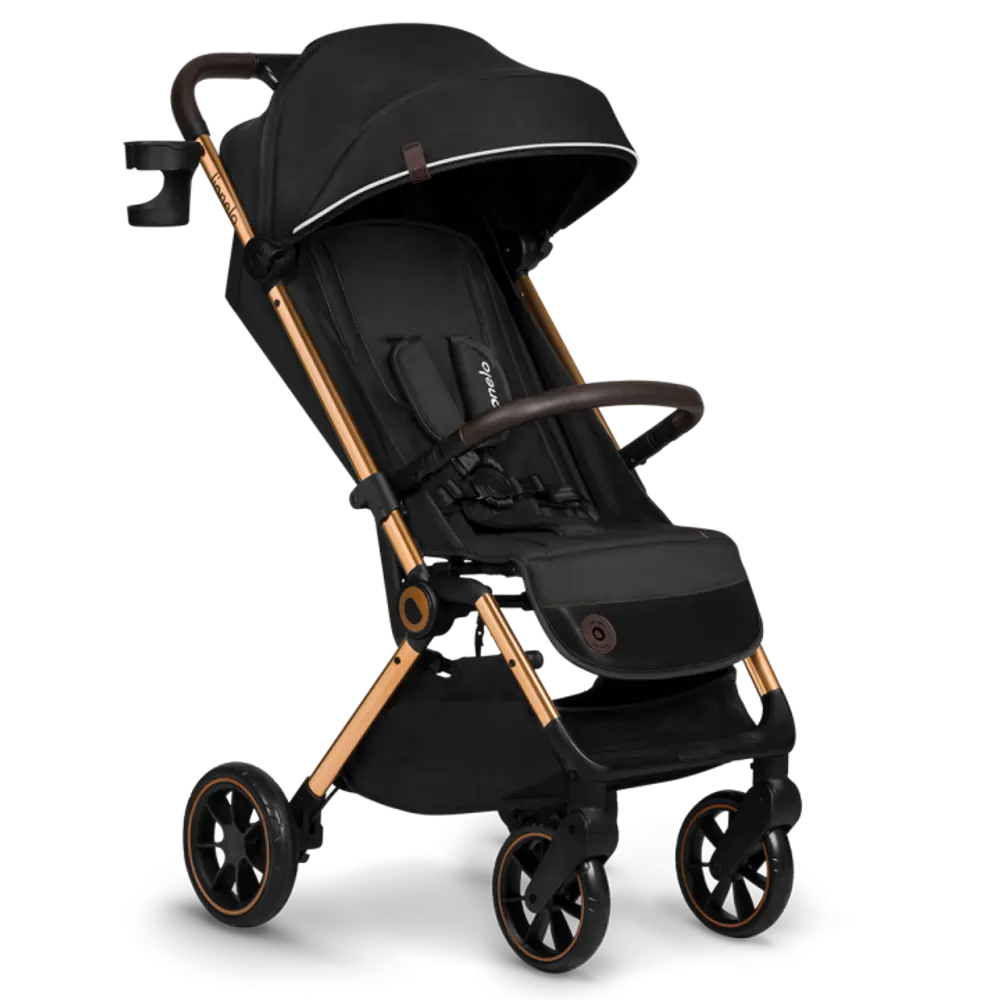 Cloe Klapvogn Black Onyx - Perfekt til Gåture og Rejser