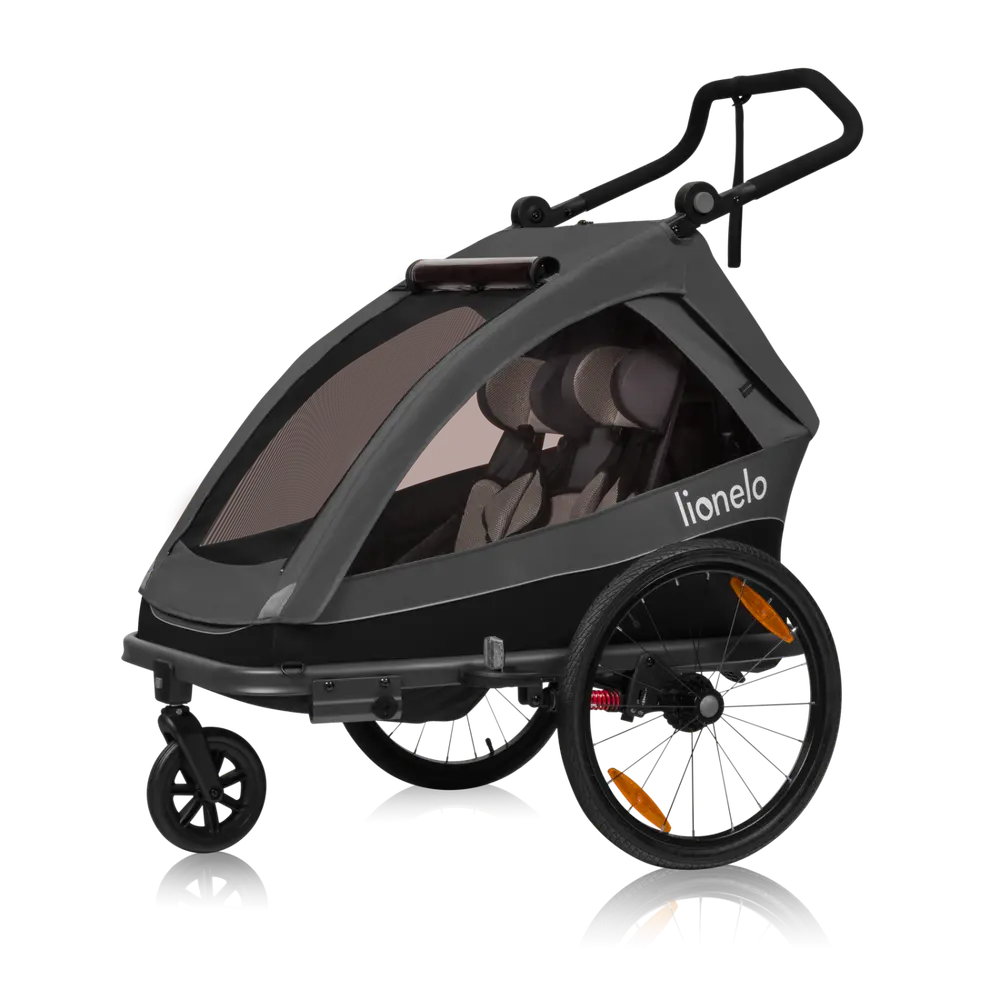 Cama Multivogn Grey Graphite - 2-i-1 Cykeltrailer og Klapvogn