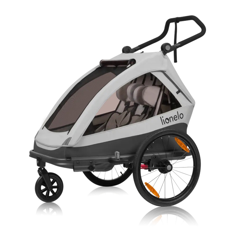 Cama Multivogn Grey Stone - 2-i-1 Cykeltrailer og Klapvogn