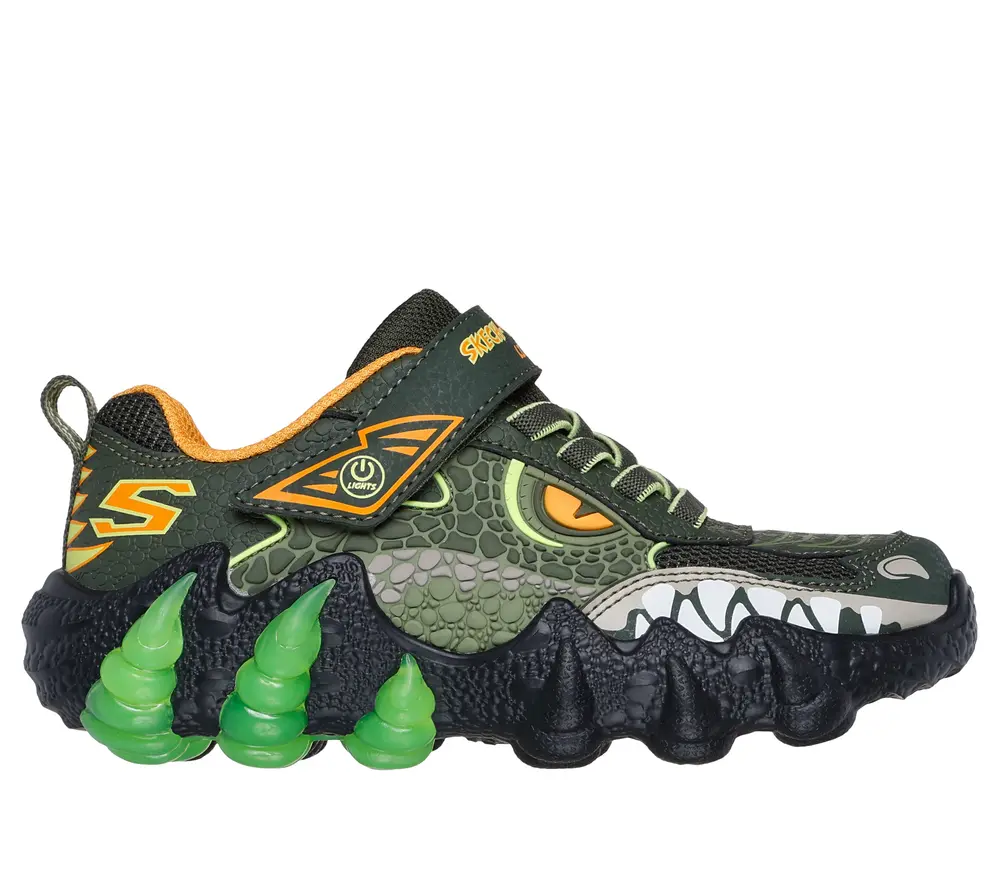 Skech O Saurus Lights 2.0 - Sneakers med Lys på tilbud