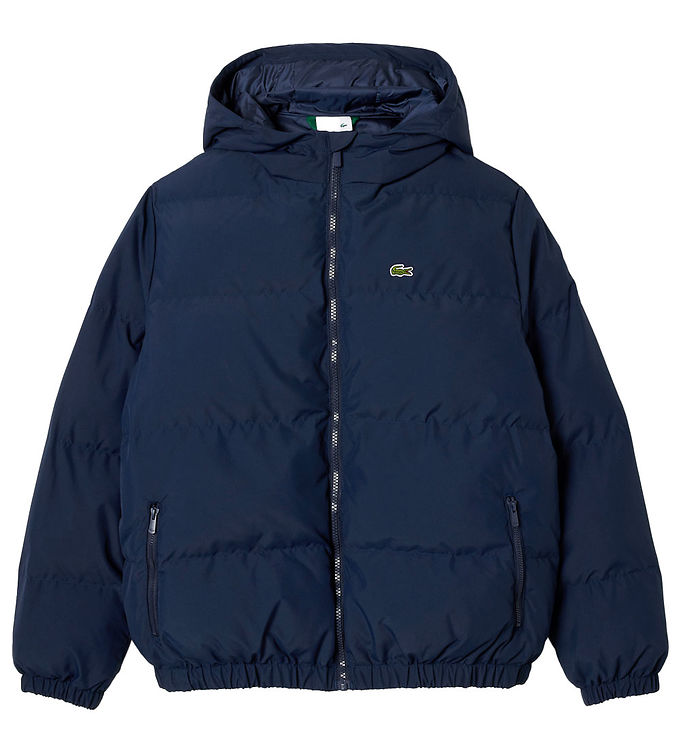 Lacoste Dunjakke i Navy Blue - Fantastisk Tilbud!