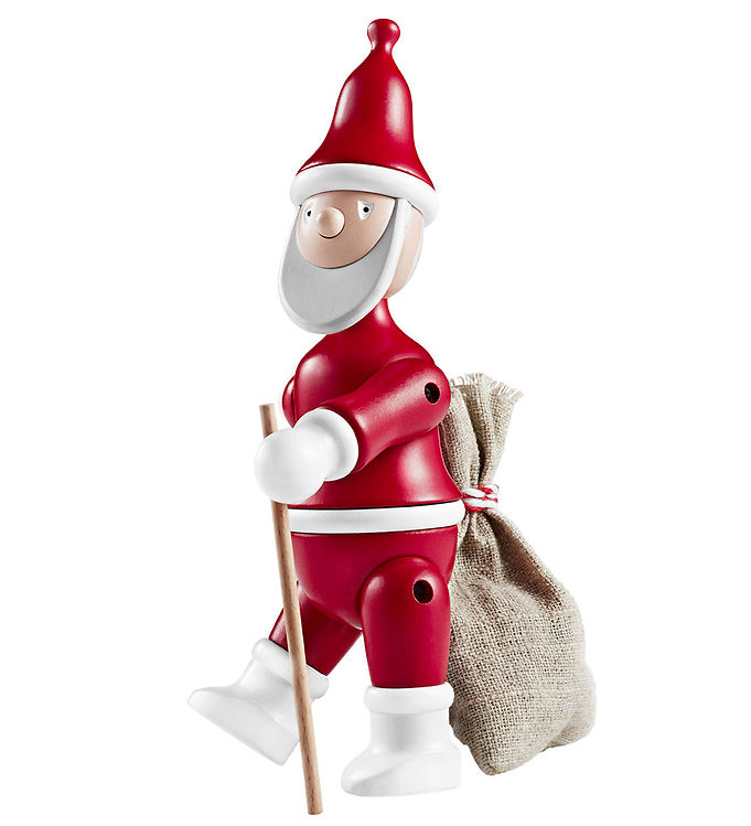 Kay Bojsen Julemand Træfigur 20 cm - Rød Hvid Dekoration